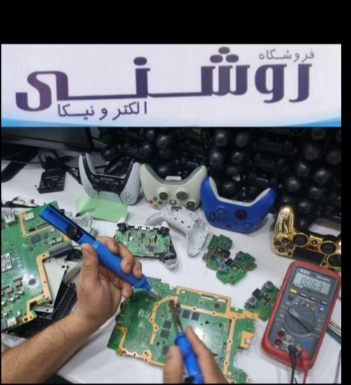 تعمیر تخصصی دسته PS4 PS5 XBOX NINTEN شاپ روشنی نینتن پلی استیشن ایکس باکس