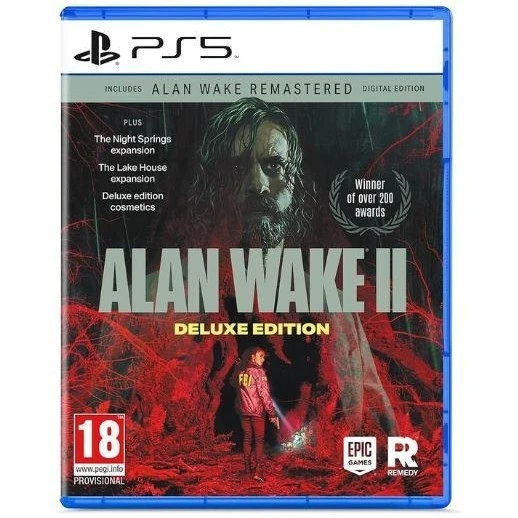 یسک بازی Alan Wake 2 نسخه Deluxe Edition مخصوص PS5الن ویک 2 دلکوکس ادیشن دو ریمستر فروشگاه روشنی
