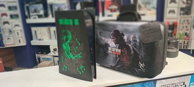 فیس پلیت برجسته لست آف آس PS5 SLIME دیسک خور FACEPLATE PS5 FAT دیسک درایو لت آف آس LAST OF US