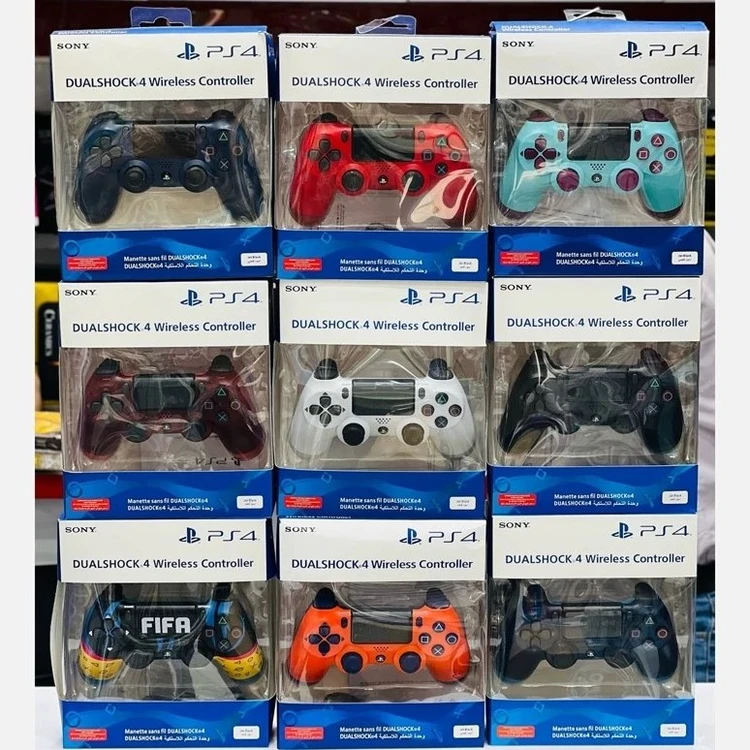 دسته بازی سونی بی سیم پلی استیشن ۴ با باتری ۱۲۰۰۰ میلی آمپر رنگی طرح دار DUALSHOCK PS4