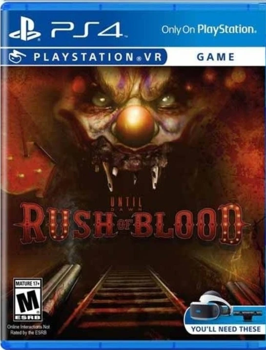 Until Dawn Rush Of Blood VR Until Dawn Rush Of Blood آنتیل دان مناسب عینک واقعیت مجازی
