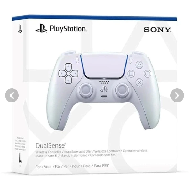 دسته بازی سونی سفید مرواریدی Sony PS5 DualSense Chroma Pearl