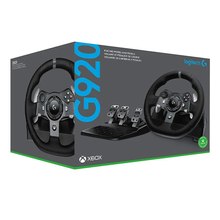 فرمان بازی لاجیتک مدل G920 مخصوص XBOX و PC ماشین بازی سیمولاتورLogitech