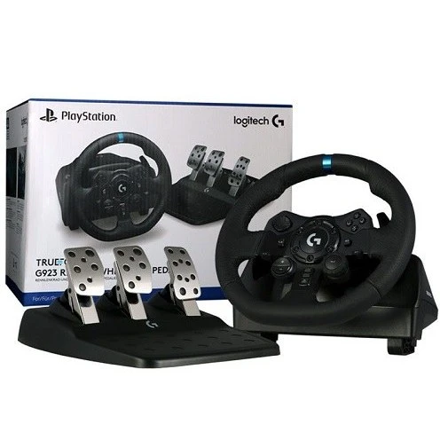 فرمان بازی لاجیتک مدل G923 Logitech مخصوص PS4 / PS5 ماشین بازی