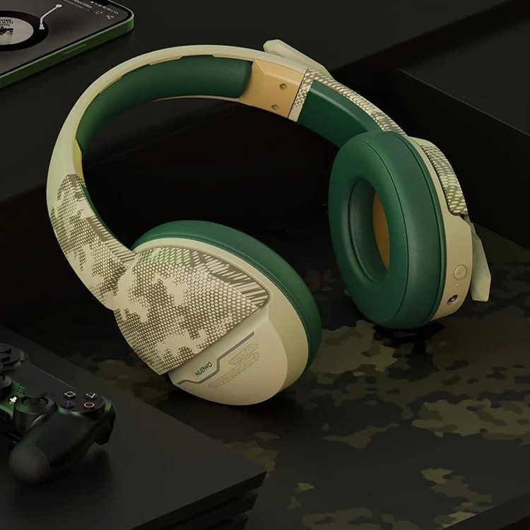 BEAVIIO هدست بی سیم گیمینگ بیویو مدل G80 BEAVIIO WIRELESS GAMING HEADSETهدست حرفه ای گیمینگ مناسب پلی استیشن PS4 PS5 HD XBOX PC دانگل دار
