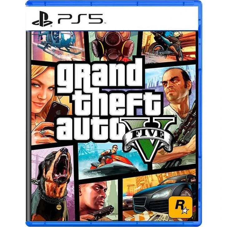 دیسک بازی پلی استیشن ۵ عنوان Grand Theft Auto V