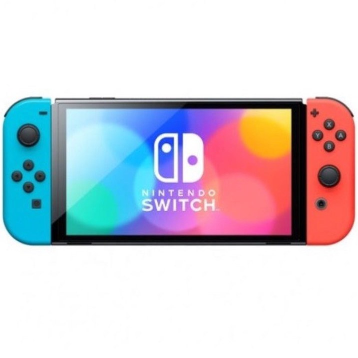کنسول بازی نینتندو سوییچ کپی خور قرمز آبی Nintendo Switch در حد فول لوازم