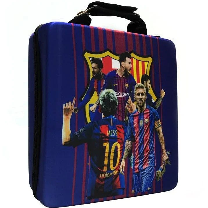 خرید کیف ضدضربه PS4 Pro - طرح FC Barcelona Team باکس کیس
