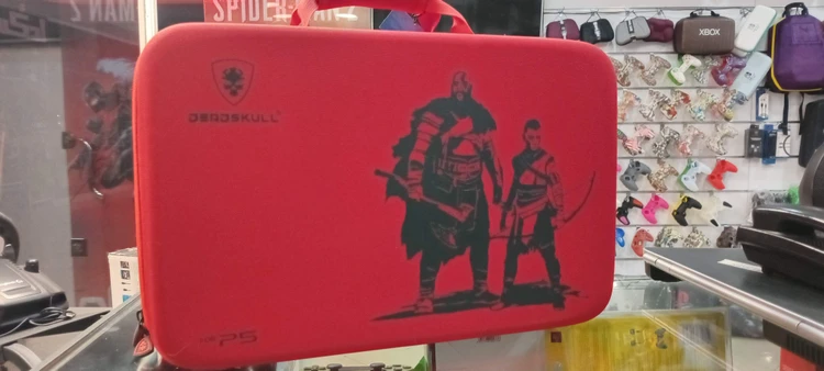 کیف حمل کنسول پلی استیشن ۵ مدل DeadSkull ضد ضربه GOD OF WAR باکس کیس اصلی